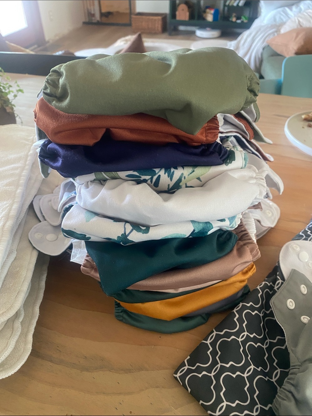Nora’s nursery cloth diapers x14